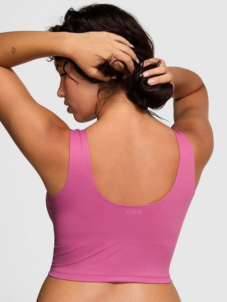 Pink Relay Longline Sporcu Sütyeni arka görünümü