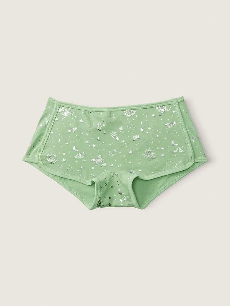 Pink Pamuk Boyshort Kulot arka görünüm