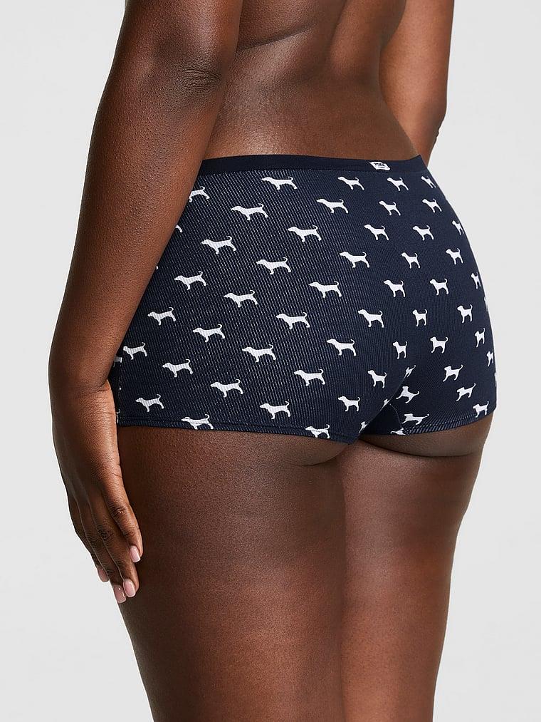 Pink Pamuklu Boyshort Kulot arka görünüm