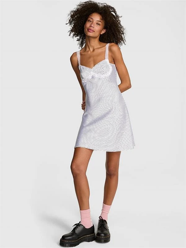 Pink Scout Krep Midi Elbise