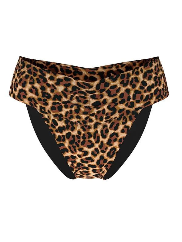 Buzgu Detayli Yüksek Bel Bikini Alti