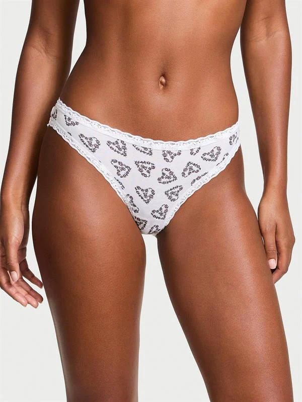 Dantelli Pamuklu Bikini Kulot