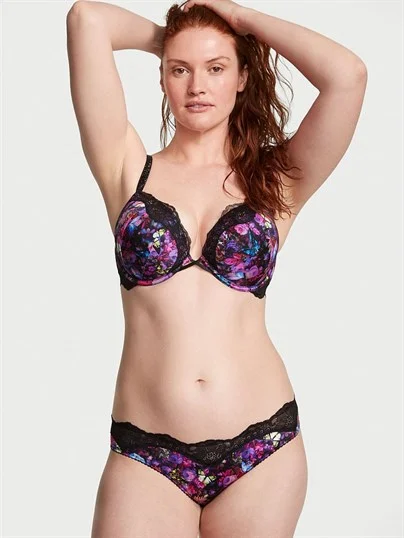 Işıltılı Brazilian Cut Out Kulot ön görünüm