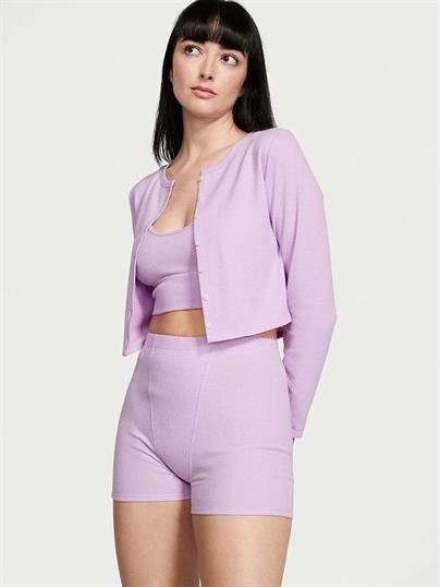 Glow Waffle Uc Parcali Kısa Pijama Takimi