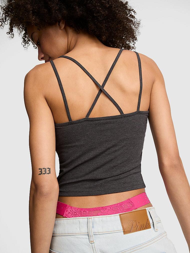 Pink All Day Cotton Askili Atlet arka görünümü