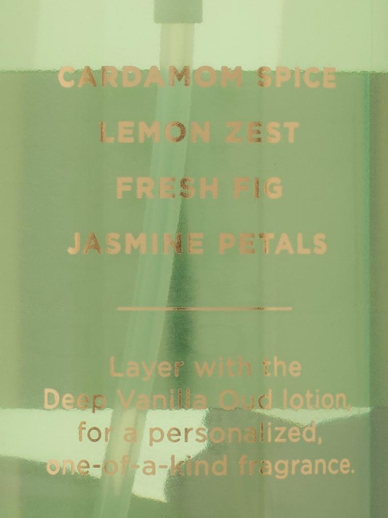 Fig Cardamom Oud Vücut Spreyi arka görünümü