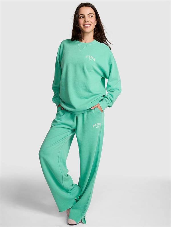 Pink Ivy Oversize Bisiklet Yaka Sweatshirt