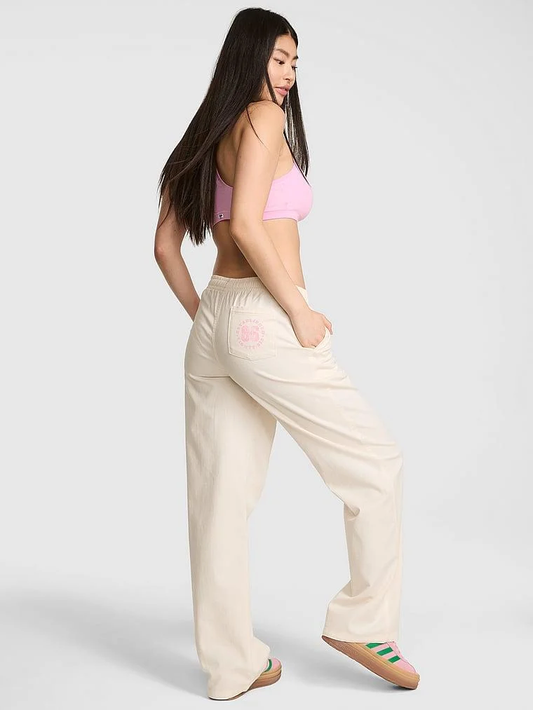 Pink Rahat Lounge Bol Paca Pantolon arka görünüm