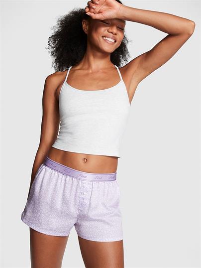 Pink Tencel Boxy Pijama Sortu