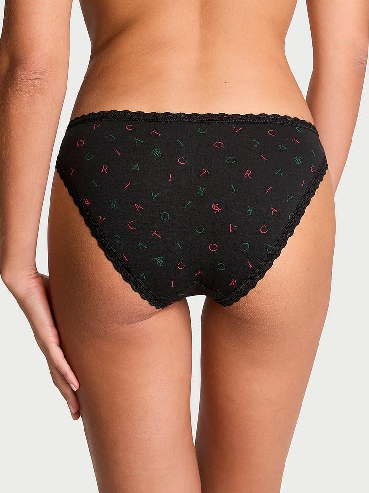Dantelli Pamuklu Bikini Kulot arka görünümü