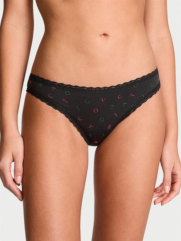 Dantelli Pamuklu Bikini Kulot ön görünüm