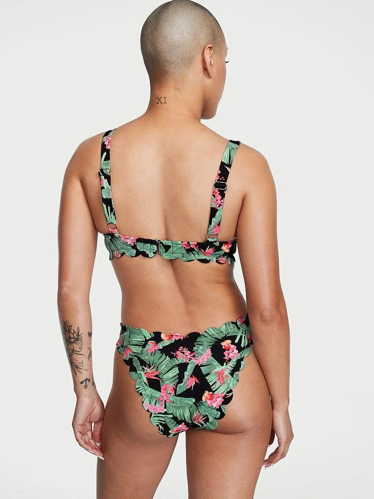 Scallop Toparlayici Bikini Ustu arka görünüm