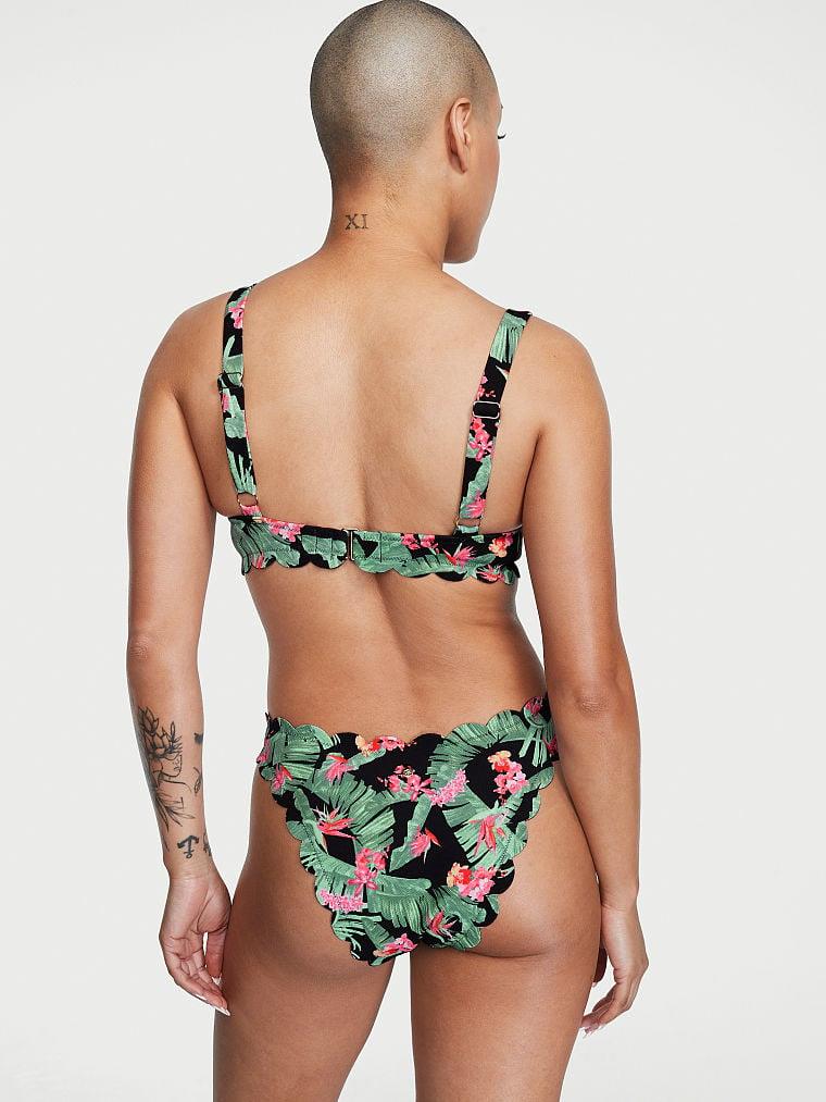Scallop Toparlayici Bikini Ustu arka görünümü