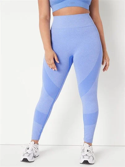 Pink Seamless Yüksek Bel Uzun Antrenman Tayti