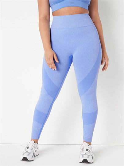 Pink Seamless Yüksek Bel Uzun Antrenman Tayti