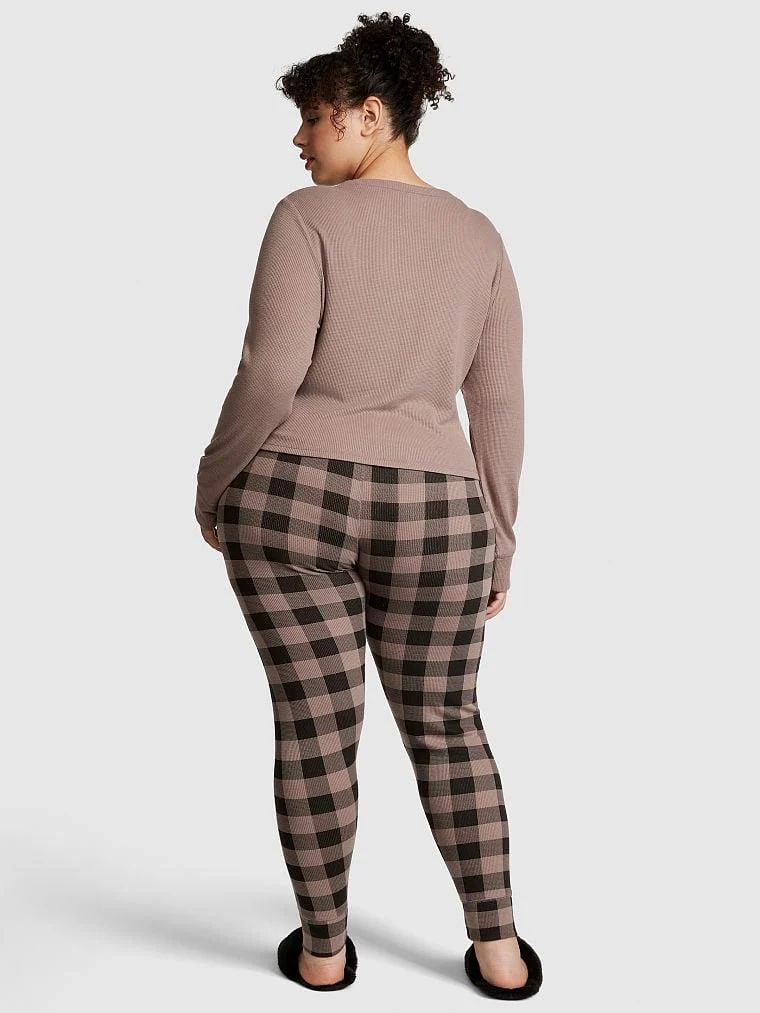 Pink Termal Pijama Takimi arka görünüm