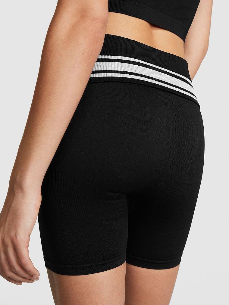 Pink Pink Seamless Katlanabilir Biker Sort arka görünümü