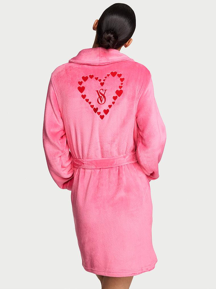 Kısa Cozy Sabahlık arka görünüm