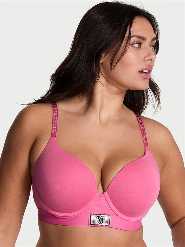 Perfect Shape Işıltılı Push Up Sütyen ön görünüm