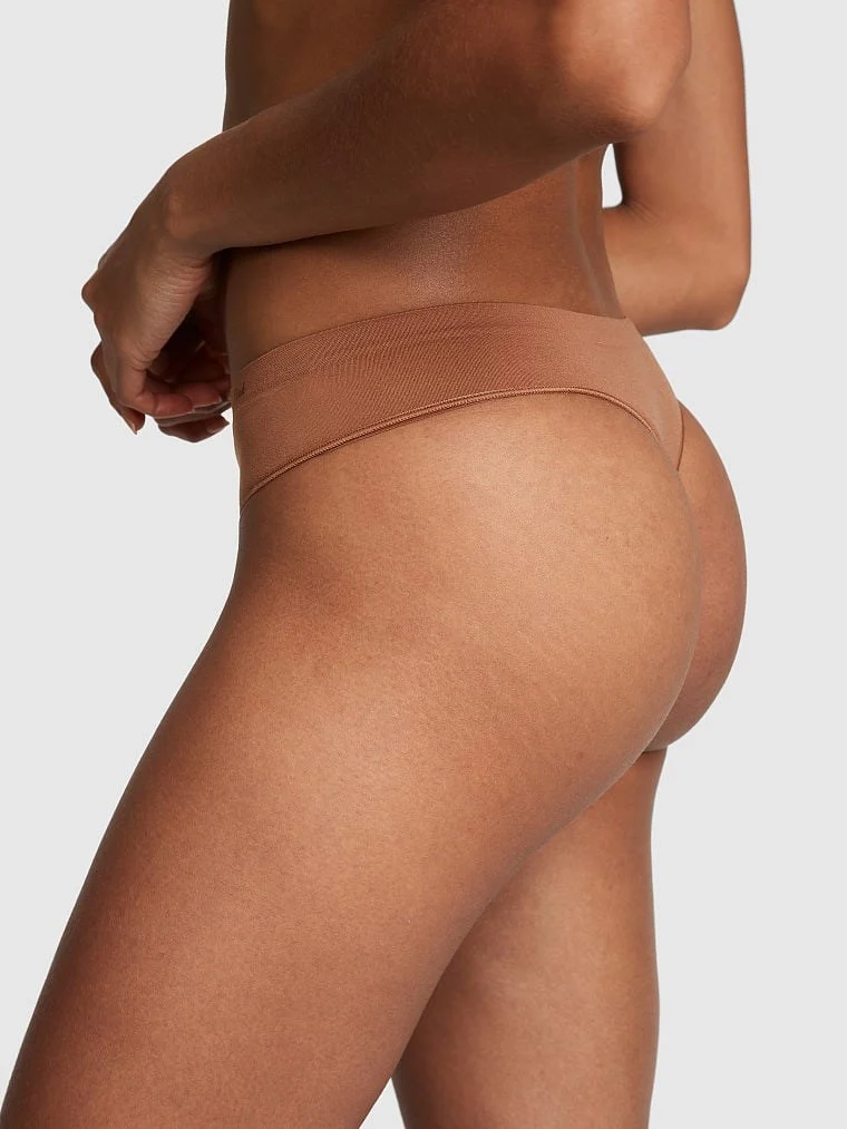 Pink Seamless Tanga arka görünümü