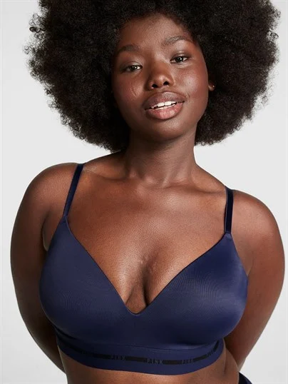 Victorias S Secret Pink Wear Everywhere Hafif Astarli Balensiz Sütyen ön görünüm