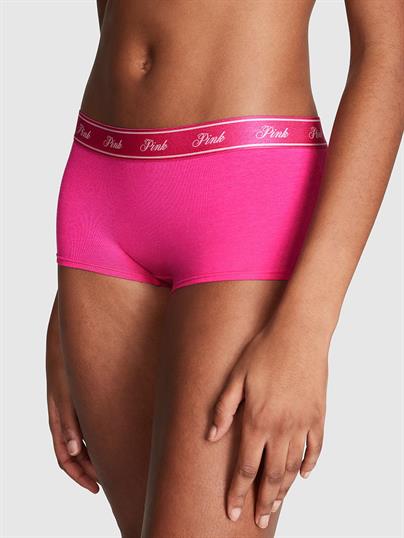Logolu Pamuklu Boyshort Kulot