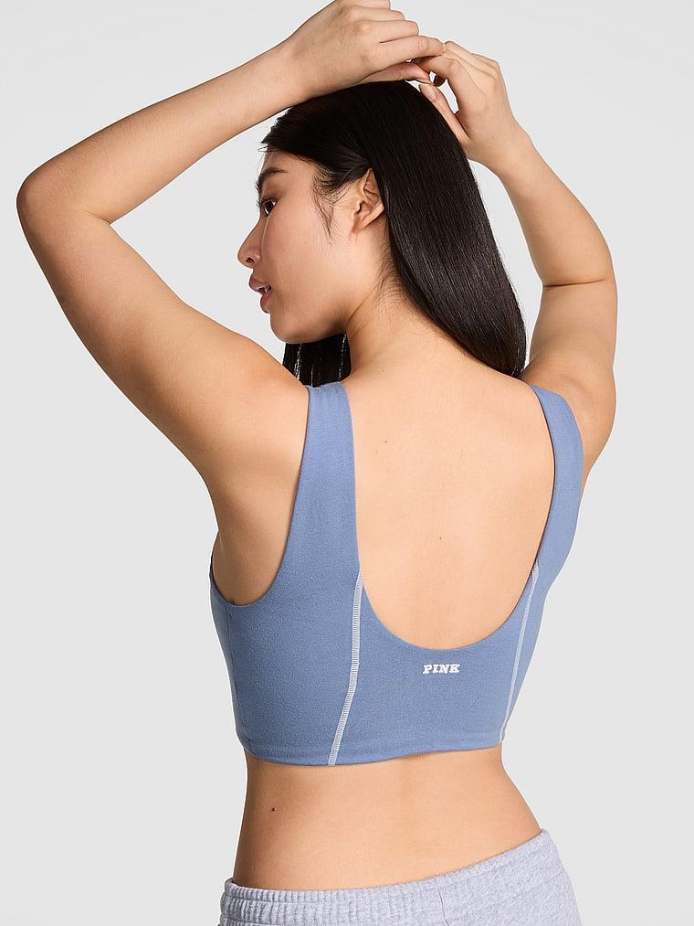 Pink All Day Pamuklu Scoop Sporcu Sütyeni arka görünüm