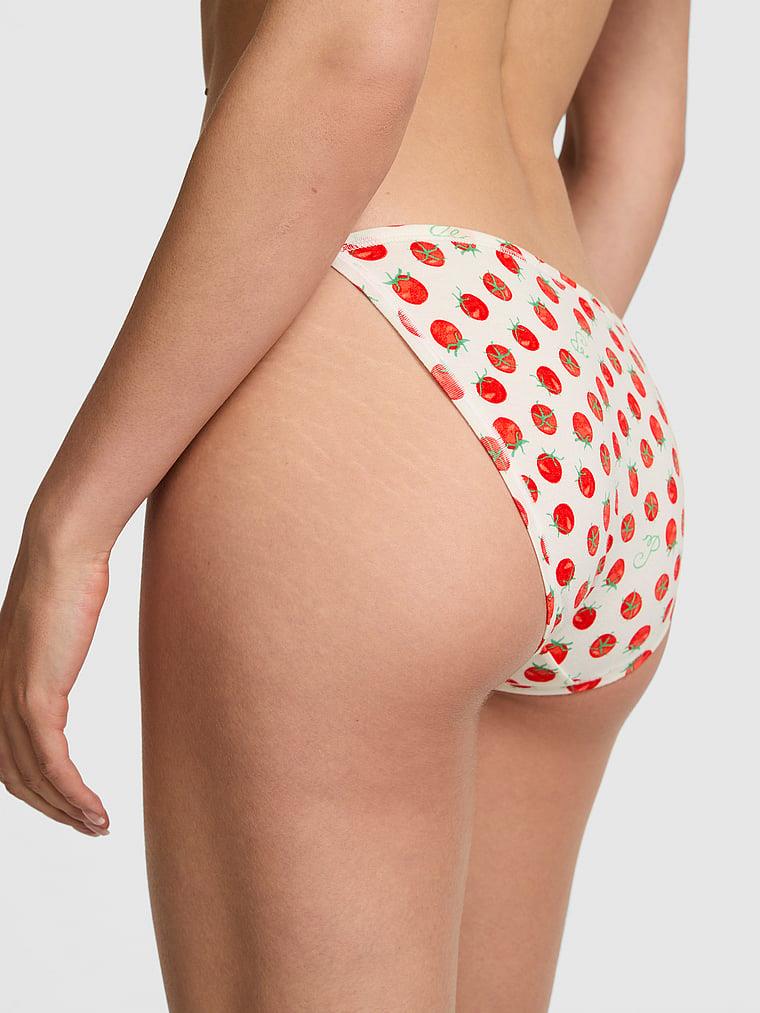 Pink Pamuklu Askili Bikini Kulot arka görünüm