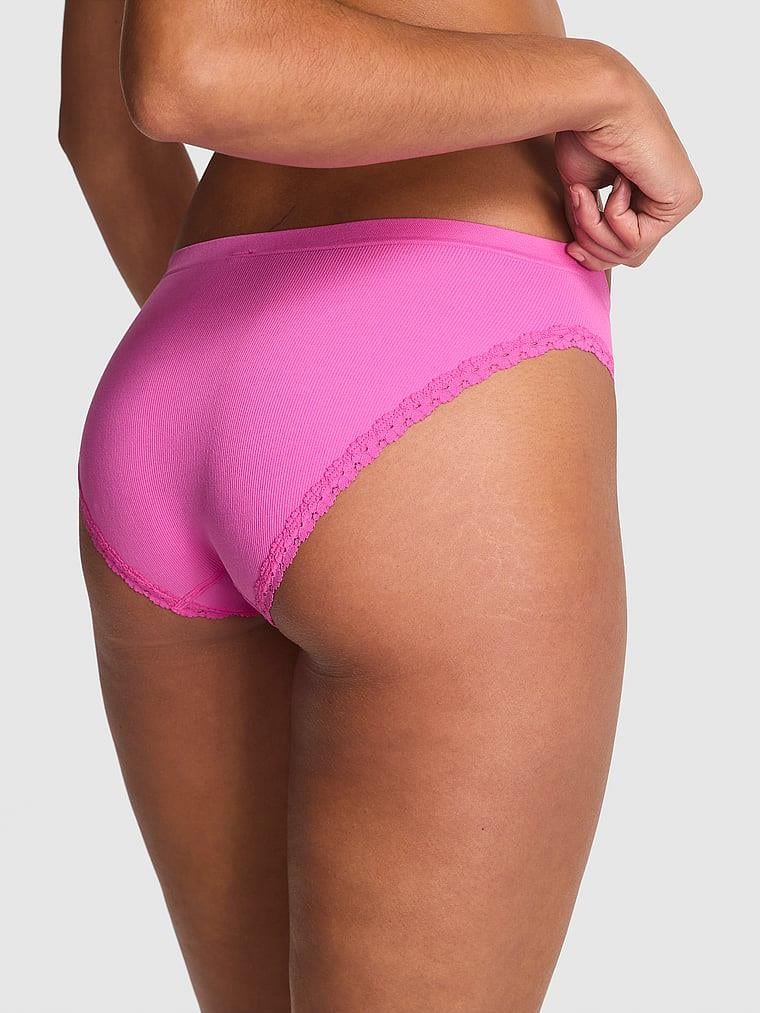 Pink No Show Bikini Panty arka görünümü