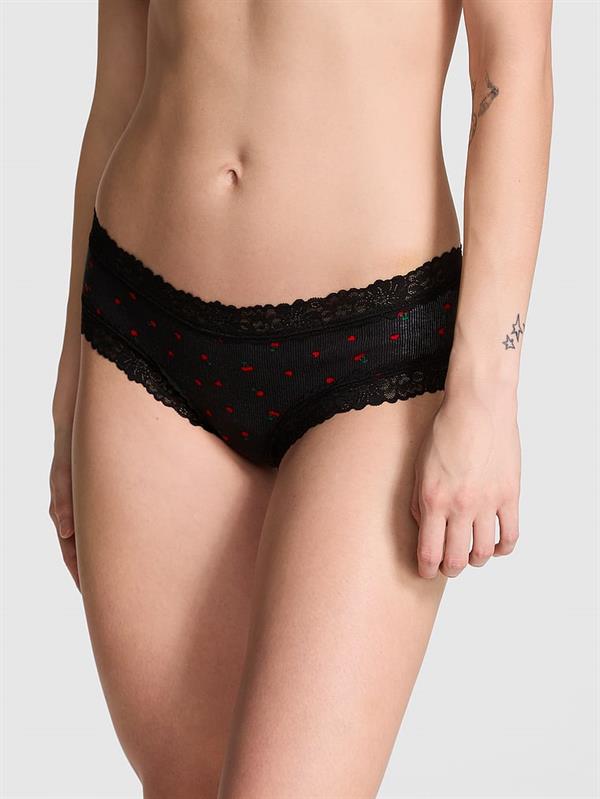 Pink Wink Dantelli Cheeky Kulot ön görünüm