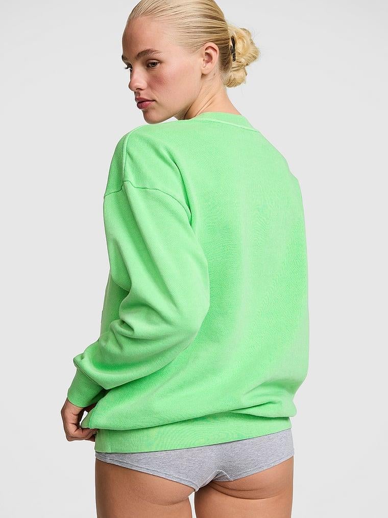 Pink Ivy Oversize Bisiklet Yaka Sweatshirt arka görünüm
