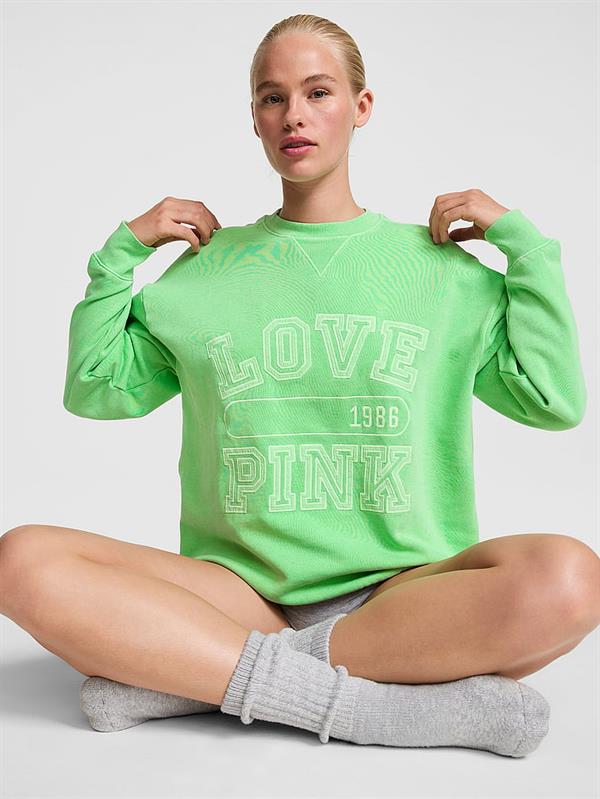 Pink Ivy Oversize Bisiklet Yaka Sweatshirt
