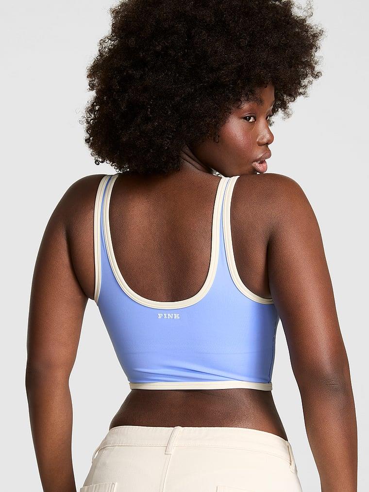 Pink Relay Longline Sporcu Sütyeni arka görünüm