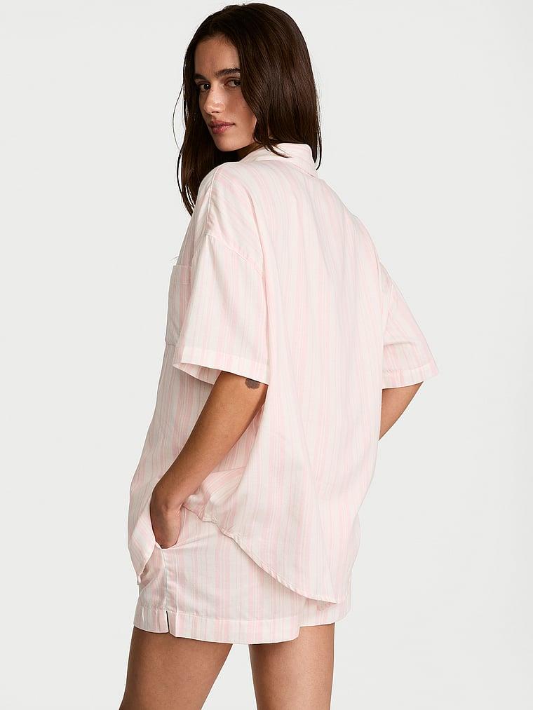 Potikareli Kısa Pijama Takimi arka görünümü