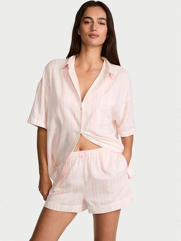 Potikareli Kısa Pijama Takimi