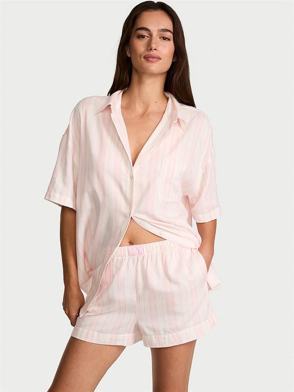 Potikareli Kısa Pijama Takimi