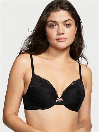 Dantelli Push Up Mukemmel Sekillendirici Sütyen