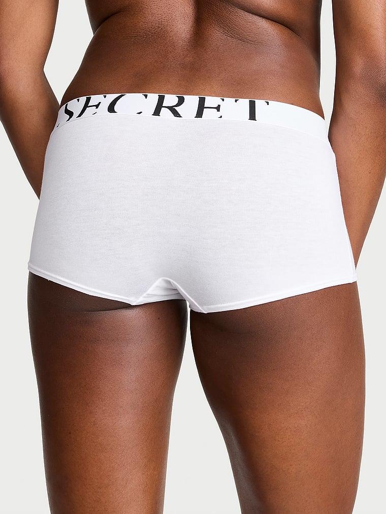 Logo Detayli Pamuklu Boyshort Kulot arka görünüm