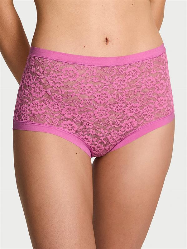 Lazer Kesim Dantelli Brief Kulot