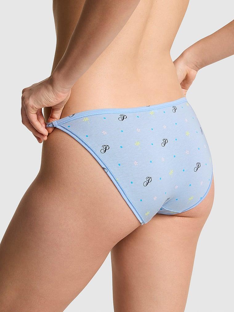 Pink Pamuklu Askili Bikini Kulot arka görünümü