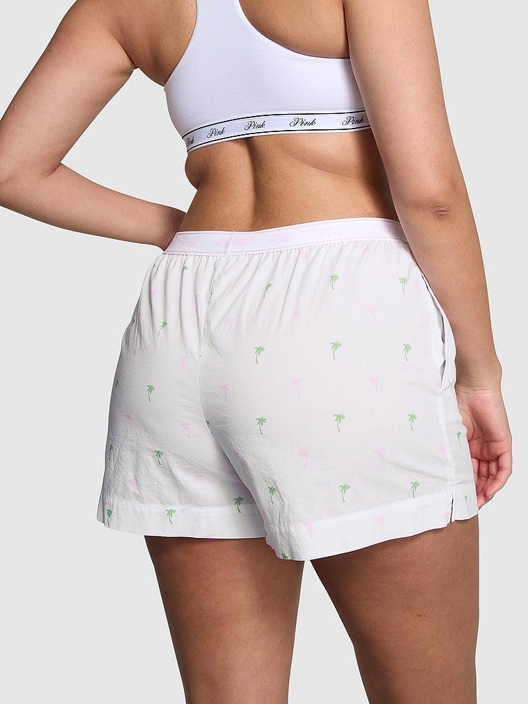Pink Pamuklu Poplin Boxer arka görünümü
