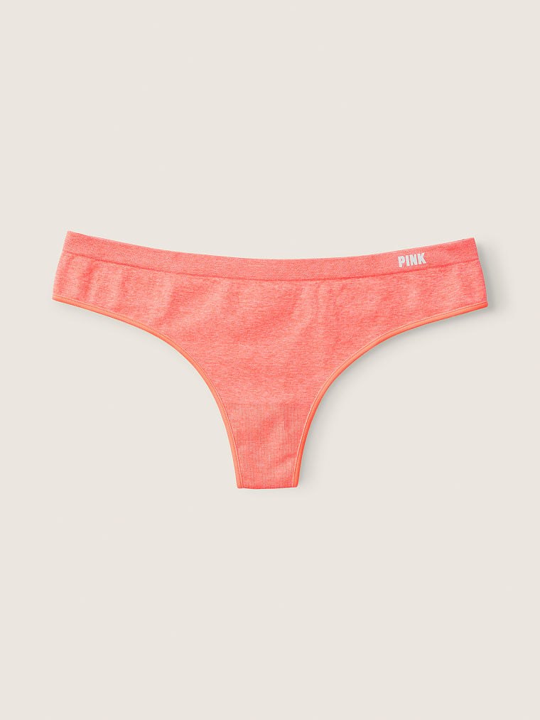 Victorias S Secret Pink Seamless Tanga arka görünümü