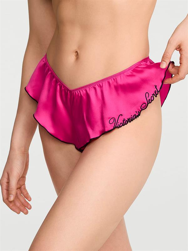 Saten Fırfırlı Cheeky Kulot