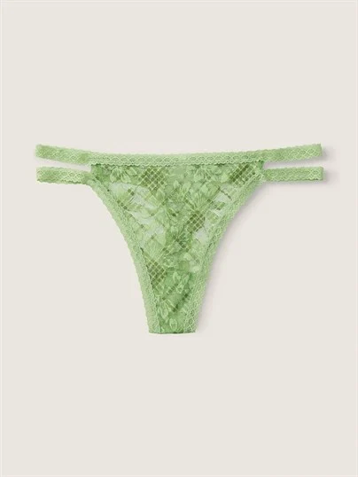 Pink Dantel Seritli Tanga Ic Camasiri ön görünüm