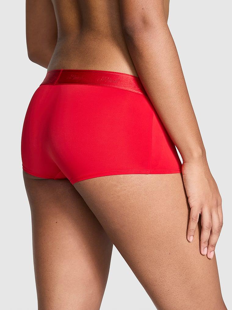 Pink Mikro Logolu Boyshort Kulot arka görünüm