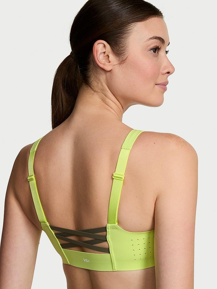 Yeni Stil! Featherweight Önden Fermuarli Maksimum Sporcu Sütyeni arka görünüm