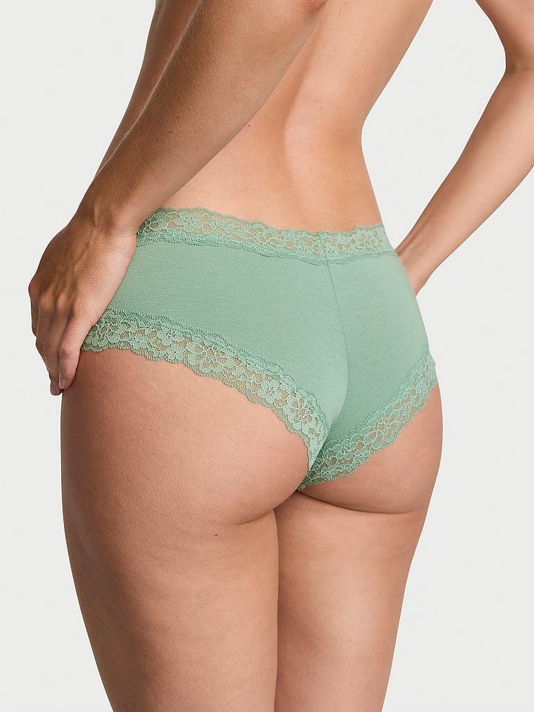 Beli Dantelli Pamuklu Cheeky Kulot arka görünümü