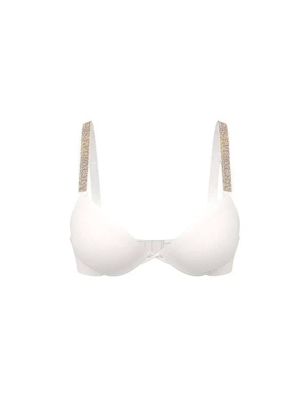 Işıltılı Askili Push Up Sütyen