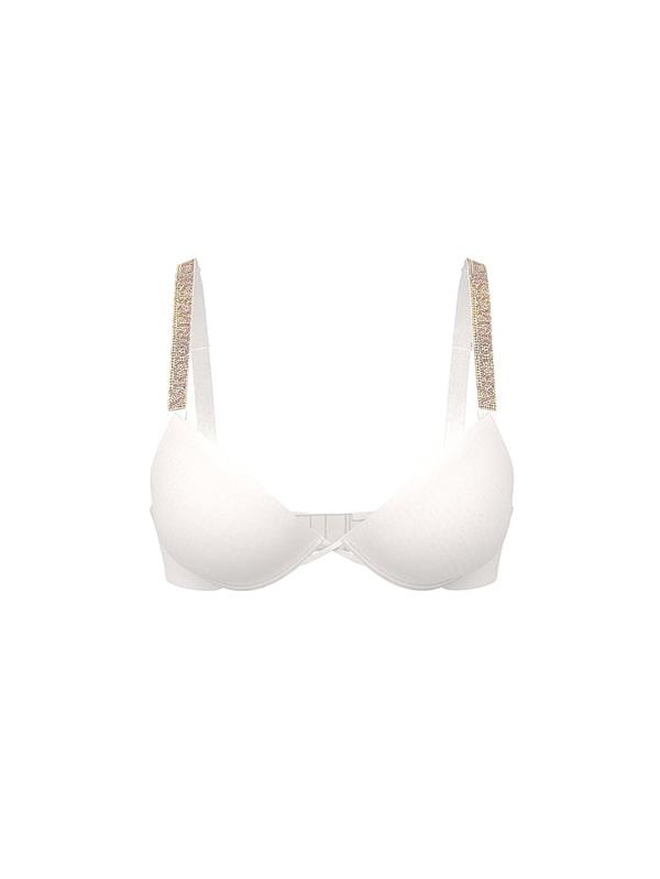 Işıltılı Askili Push Up Sütyen