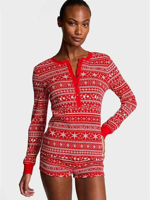 Termal Sortlu Pijama Takimi ön görünüm